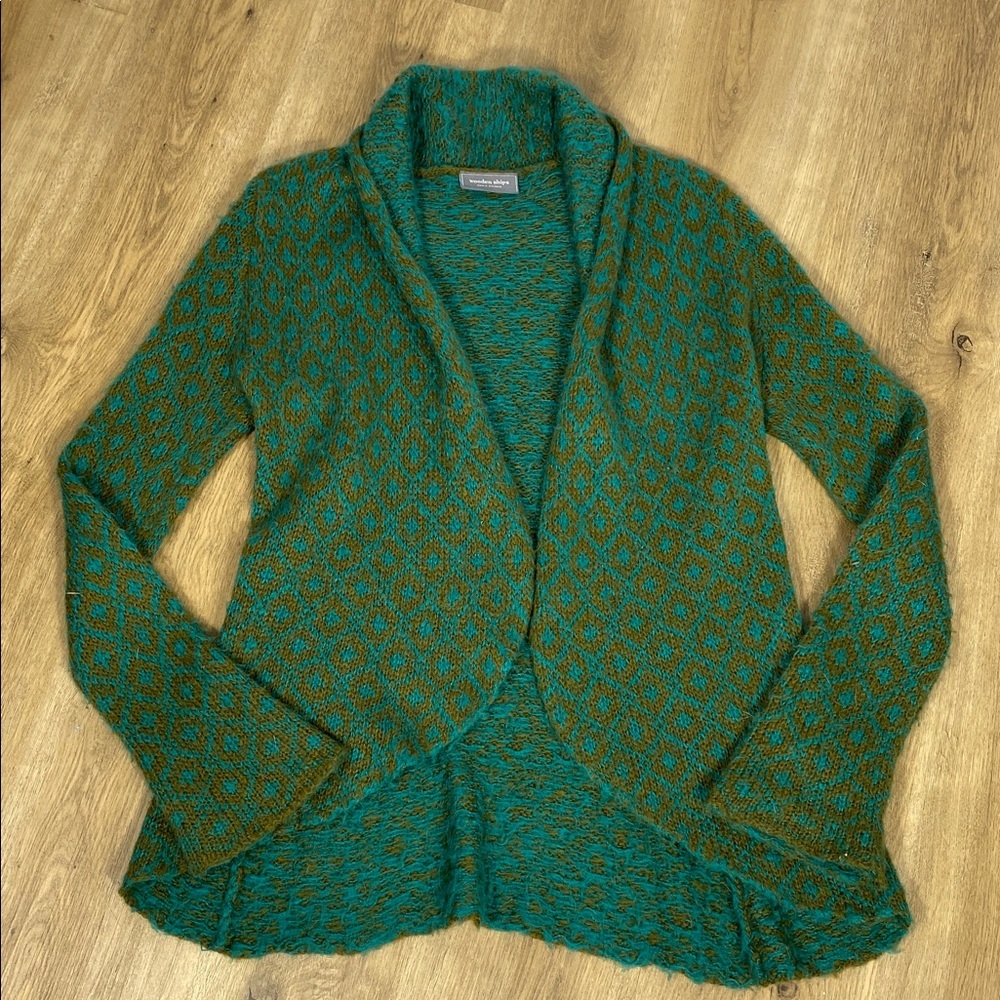 Wooden Ships Open front cardigan Acrylic/Wool & Mohair size S/M